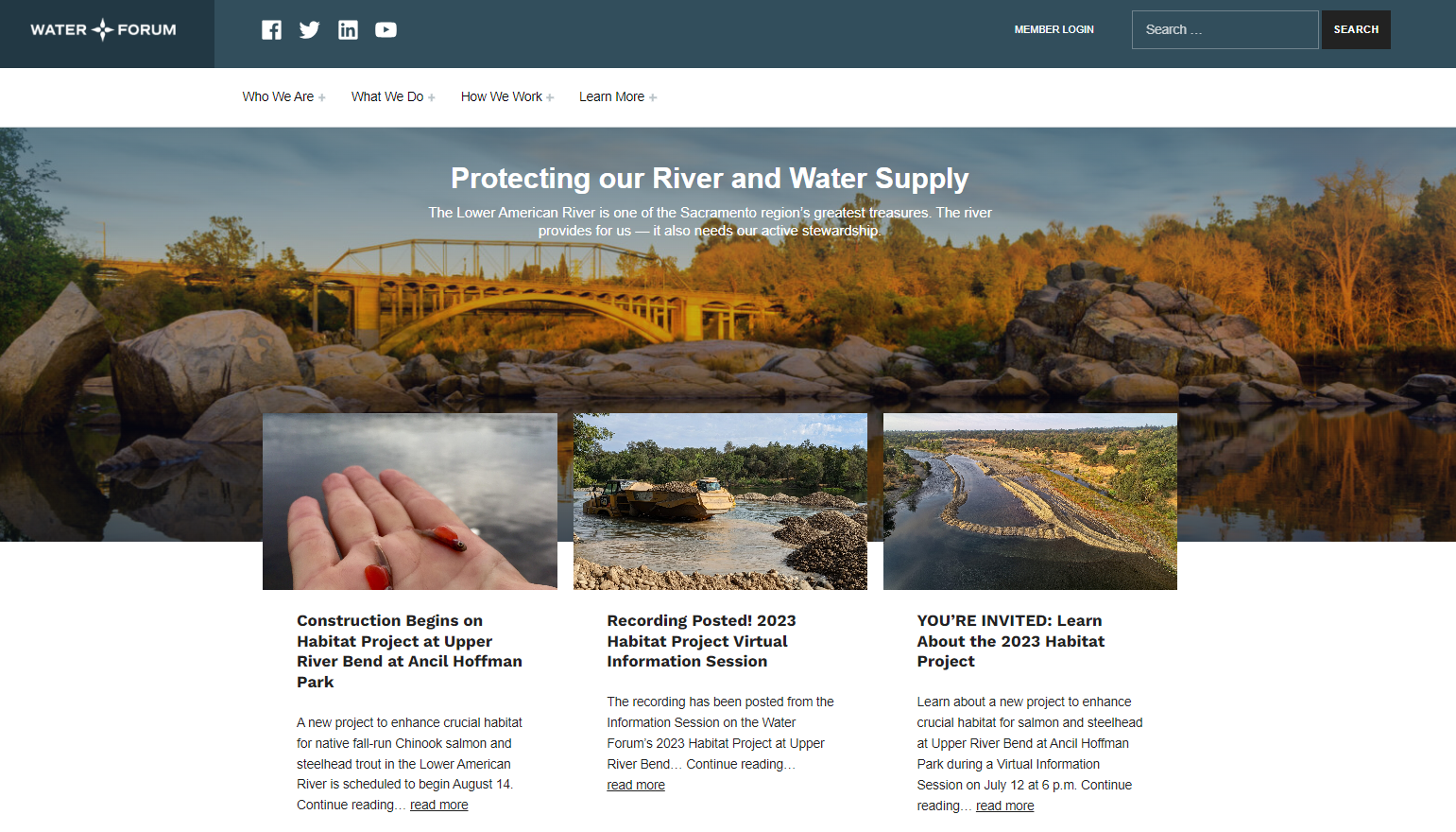 Introducing the Water Forum’s Newly Redesigned Website!